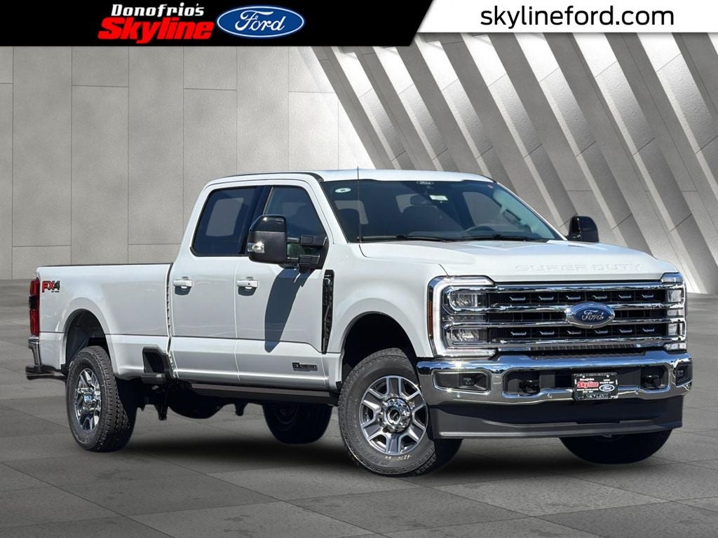 2026 Ford F-350SD Lariat in Avalanche — front three-quarter view