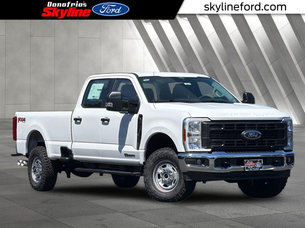 2026 Ford F-350SD XL in Oxford White — front three-quarter view