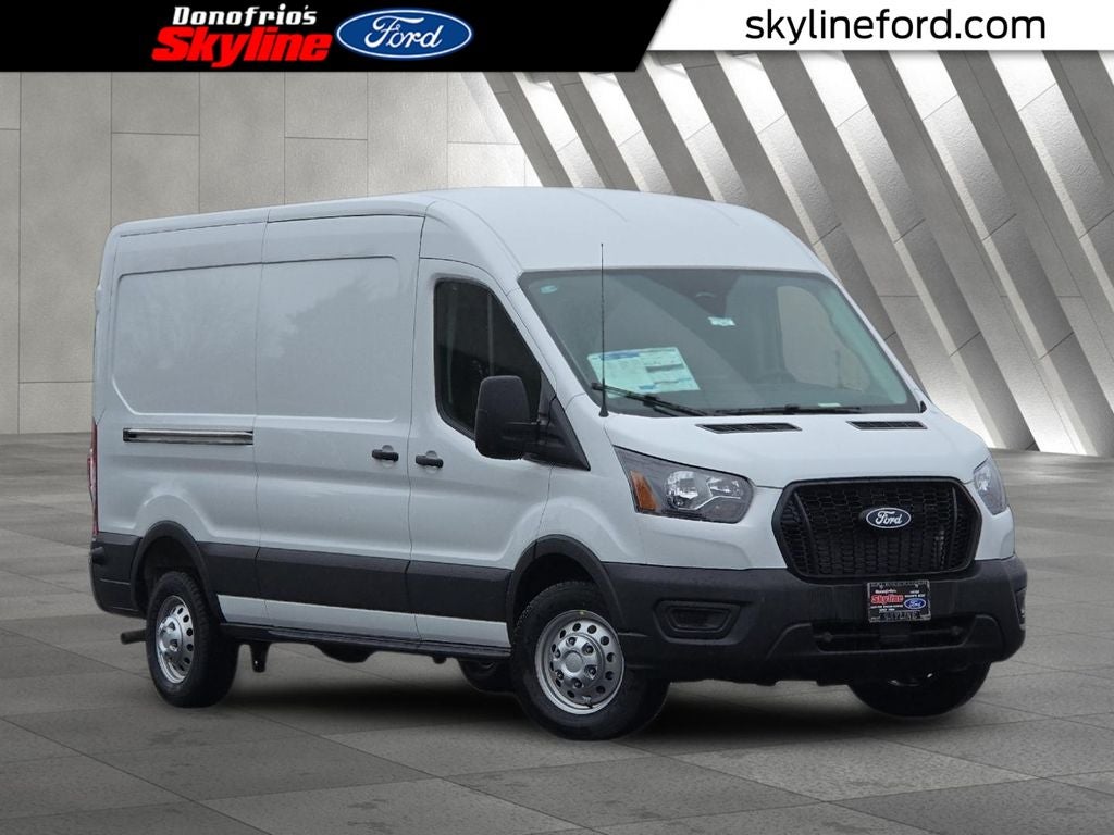 2026 Ford Transit-250 Base in Oxford White — front three-quarter view