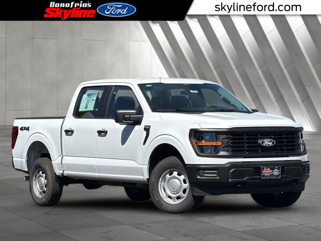 2026 Ford F-150 XL in Oxford White — front three-quarter view