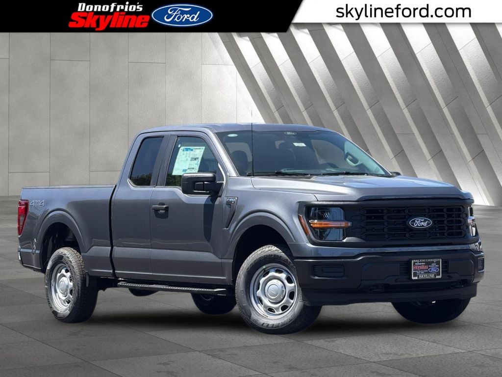 2026 Ford F-150 XL in Carbonized Gray Metallic — front three-quarter view