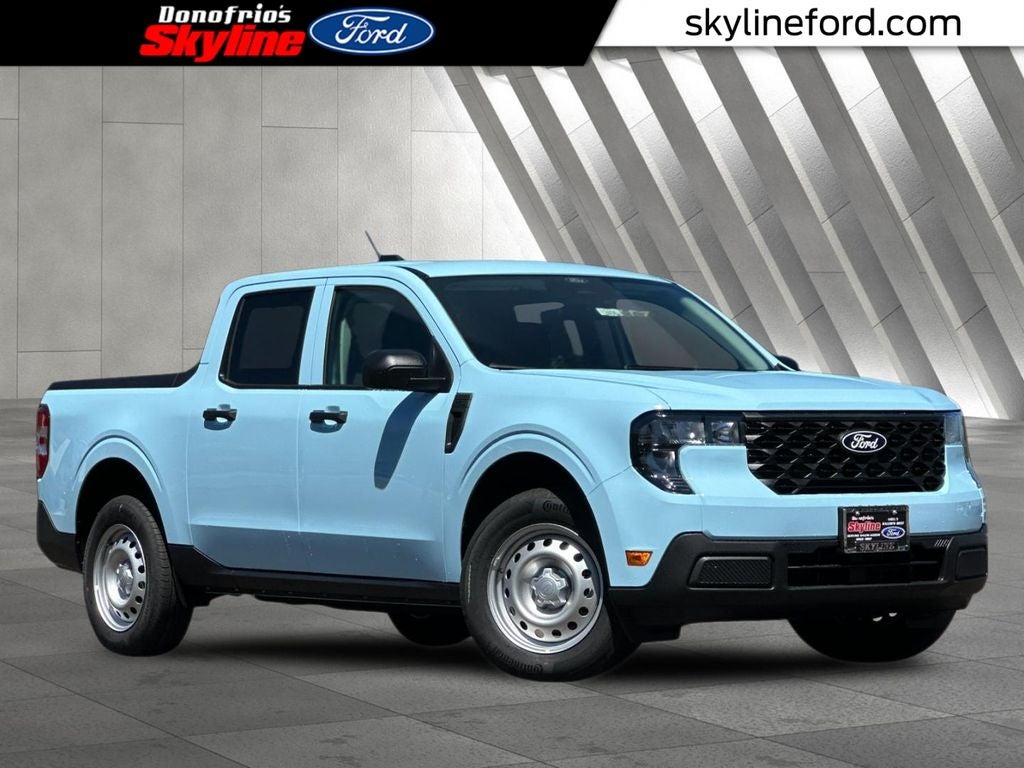 2026 Ford Maverick XL in Light Blue — front three-quarter view