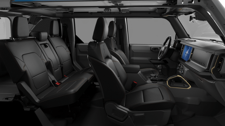 2026 Ford Bronco Badlands in Avalanche Gray — front three-quarter view