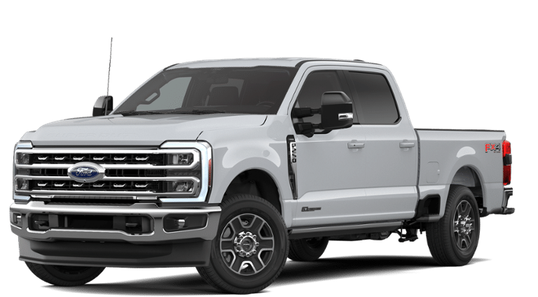 2026 Ford Super Duty F-250 Lariat in Avalanche — front three-quarter view