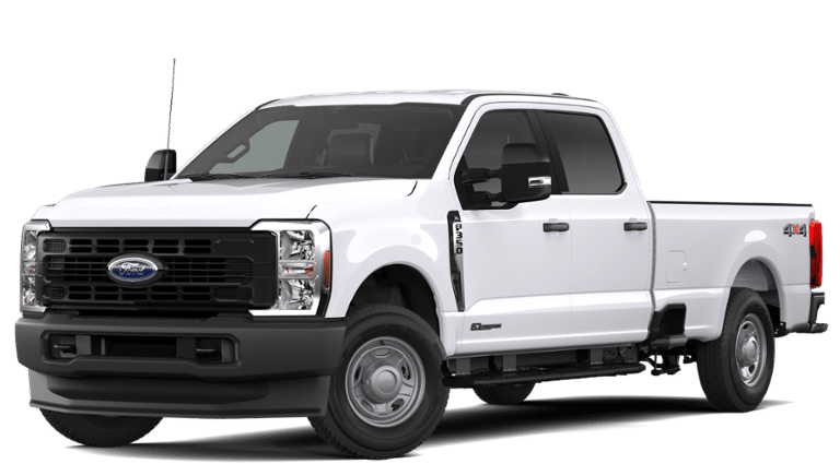2026 Ford Super Duty F-350 XL in Oxford White — front three-quarter view