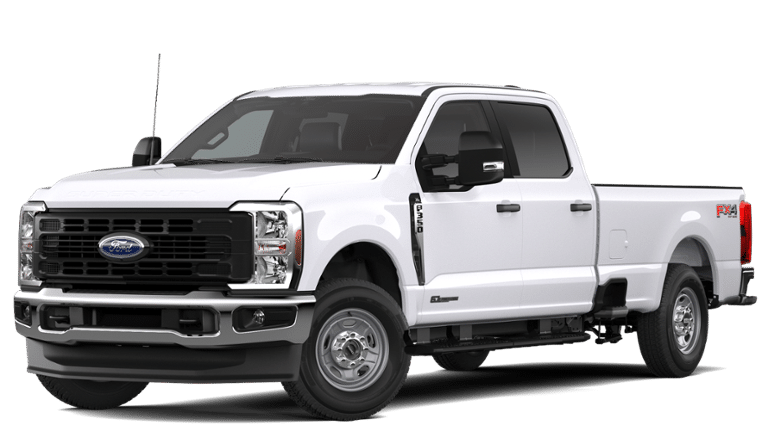2026 Ford Super Duty F-350 XL in Oxford White — front three-quarter view
