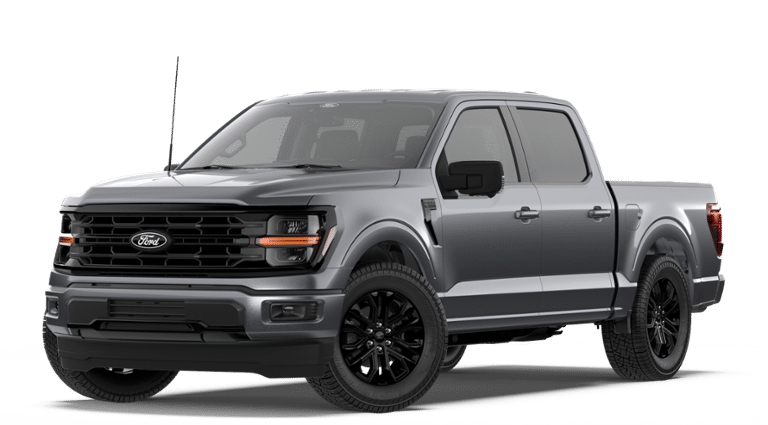 2026 Ford F-150 XLT in Carbonized Gray Metallic — front three-quarter view