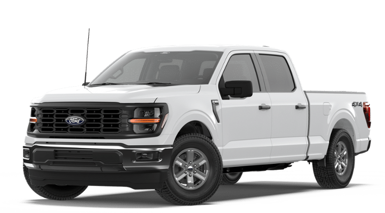 2026 Ford F-150 XL in Oxford White — front three-quarter view