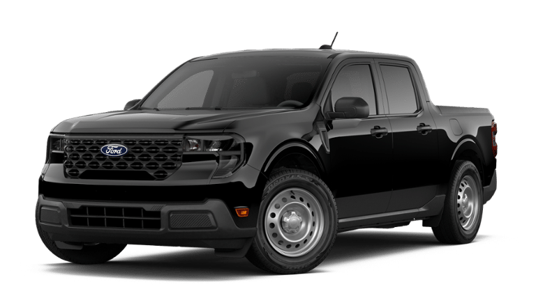 2026 Ford Maverick XL in Shadow Black — front three-quarter view