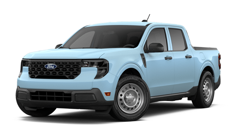 2026 Ford Maverick XL in Light Blue — front three-quarter view