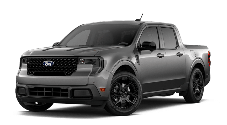 2026 Ford Maverick Lariat in Carbonized Gray Metallic — front three-quarter view